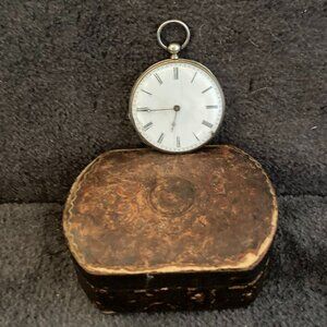 Antique Patek Watch 1860's Patek Philippe Geneve Antique Key Wind Pocket Watch